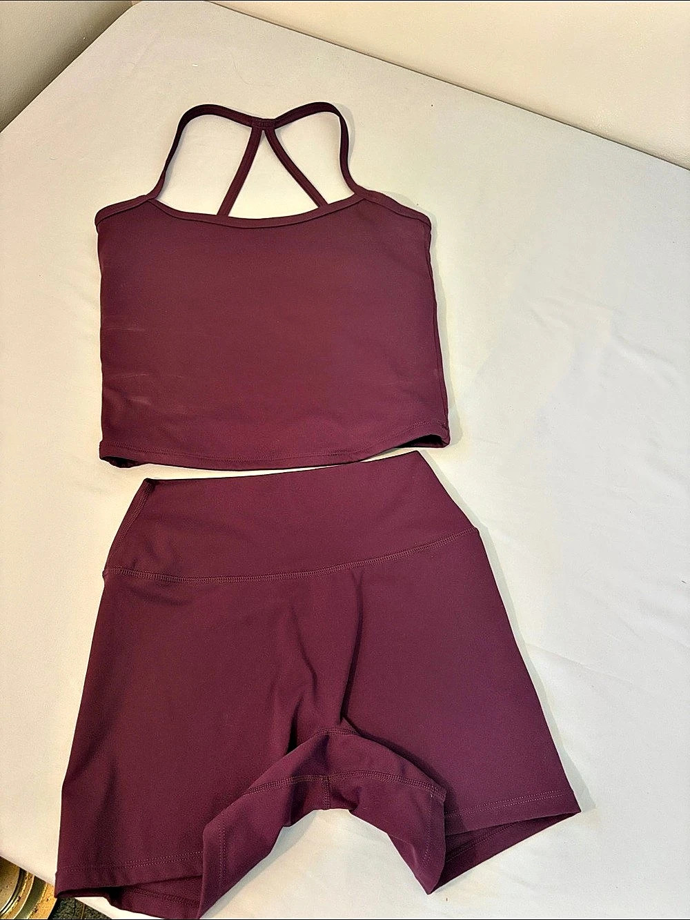 Women's Athletic Two-Piece Set in Purple Medium